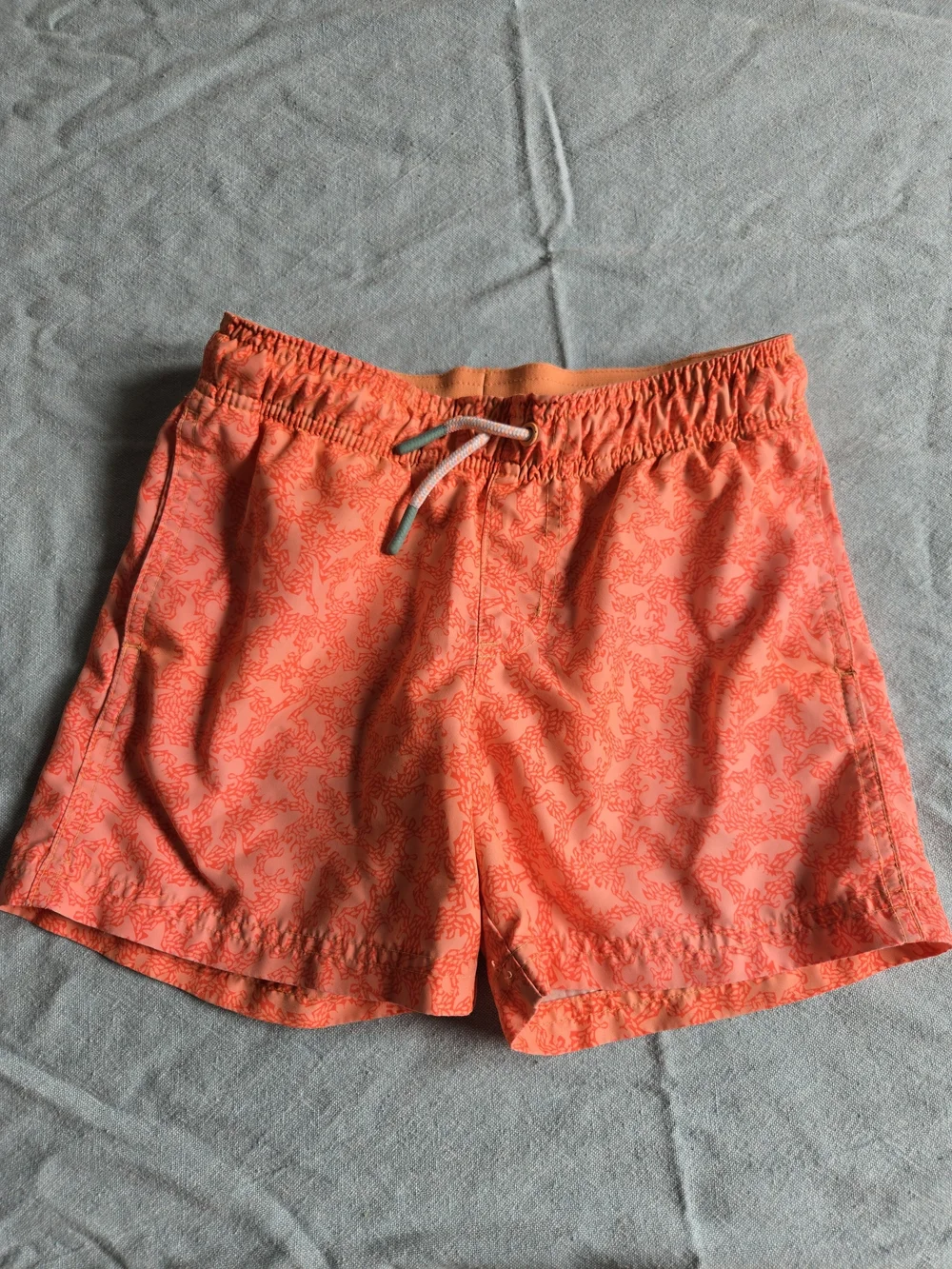 Cat And Jack Size 8 Kids Orange Swim Shorts